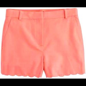 J. Crew scallop hem shorts